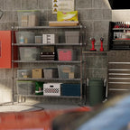 Regal Altair 14" Deep x 60" Wide x 64" Height Wire Shelving Kit | 5-Tier | NSF Commercial Storage Rack Unit