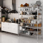 Regal Altair 24" Deep x 54" Wide x 74" Height Wire Shelving Kit | 8-Tier | NSF Commercial Storage Rack Unit