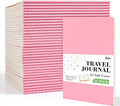 feela 36 Pack Soft Cover Journal Bulk, Lined Blank Travel Journal for Women Men Writing, Notebooks College Ruled for Work, Note Taking Notebook School Business Supplies, 8.2” x 5.5”, A5, Pink