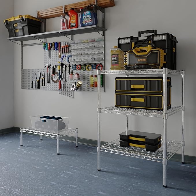 Regal Altair 24" Deep x 24" Wide x 34" Height Wire Shelving Kit | 3-Tier | NSF Commercial Storage Rack Unit