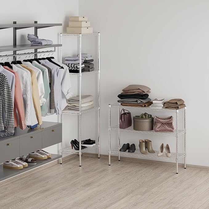 Regal Altair 14" Deep x 42" Wide x 34" Height Wire Shelving Kit | 3-Tier | NSF Commercial Storage Rack Unit