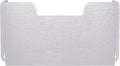 OSKIE DR POCKET RACK Wall-Mounted File Rack, Single Pocket, Metal Organizer for Letter-Sized Documents, Space-Saving Desktop Organizer, 14 x 2.5 x 7.5 inches (Graywhite)