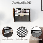 PAG-Mass Hanging Wall Files Organizer, 3 Tier Mail Organizer Wall Mounted,Hanging File Holder,Magazine Rack for Documents,Magazine,Literature,File,Mails,Envelopes