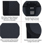 Legal Size 13 Pocket Accordian File Organizer Expanding File Folder for FC A4 Paper, Briefcase File Case with Durable Handle & Buckle Closure for School Home & Business (Black-2)