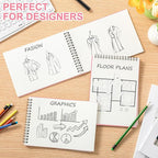 Engrowtic 2 Pack Graph Paper Spiral Notepad A5 Top Wirebound Notepad Grid Notebook Steno Pads Memo Notebook Grid Paper 140 Pages for Writing Sketching Drawing Office Supplies (Pink)