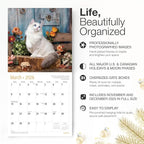 RED EMBER Ragdoll Cats 2026 Wall Calendar 12 Month | 12" x 24" Open | Thick & Sturdy Paper | Holiday Gift | Cute Kitten Cat Calendar 2026