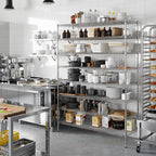 Regal Altair 21" Deep x 60" Wide x 86" Height Wire Shelving Kit | 8-Tier | NSF Commercial Storage Rack Unit