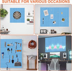 Cork Boards for Walls 48" x 36" Felt Board Alternative, 12 Pack Felt Wall Tiles Bulletin Board, Large Cork Board for Office Pin Board Tack Board Cork Boards