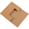 Tape Logic TLM962BFK Easy-Fold Mailers, 9 1/2" x 6 1/2" x 2", Kraft (Pack of 50)