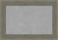 Amanti Art Grey Framed Magnetic Board 27x39 Large Vision Board for use with Magnets, 100% Metal Sheet to Display Items as Office Decor or for Home Organization in mudroom, Kitchen or Kids Room