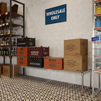 Regal Altair 18" Deep x 72" Wide x 14" Height Wire Shelving Kit | 1-Tier | NSF Commercial Storage Rack Unit