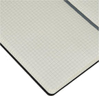 Amazon Basics Classic Grid Notebook, Graph Ruled, 240 Pages, Black, Hardcover, 5 x 8.25-Inch
