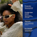 Tomorrowland x Loop Experience 2 Earplugs – Stylish Hearing Protection for Concerts & Festivals, Live Music, Nightlife & Musicians – 17dB Noise Reduction Ear Plugs (High-Fidelity) – Limited Edition