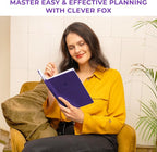 Clever Fox Dated Planner 2026-2027 – Weekly Life Planner Notebook for Time Management – Planner with Habits Tracker & To-Do List (Purple)