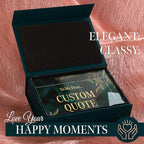 Custom Acrylic Sign Personalized, Custom Desk Name Plate, 18 Styles, (4"x6"), With Gift Box, USA Made by Acryluxe. (Luxurious)