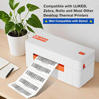 L LIKED 1" x 3" Blank Removable Labels with No Residue, Water and Oil Resistant, Use for Both Home and Office (1 Roll, 1400 Labels)