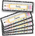 Desk Name Tags for Classroom – 36 Student Name Plates for Classroom Kindergarten, Preschool, 1st, 2nd & 3rd Grade, 14.5 x 4in Teacher Nameplates for Student Desks, Colorful Nametags
