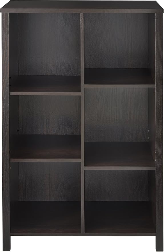 ClosetMaid 16055 Premium Adjustable 6-Cube Organizer, Black Walnut