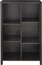 ClosetMaid 16055 Premium Adjustable 6-Cube Organizer, Black Walnut