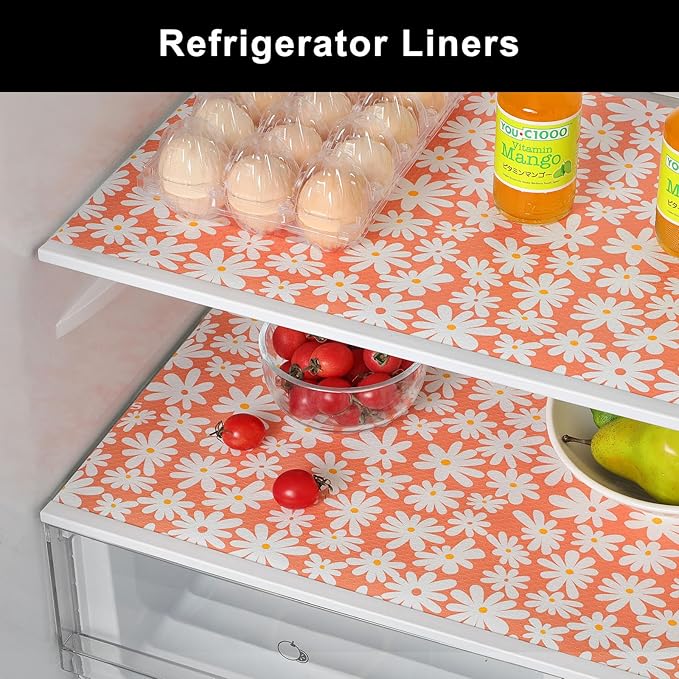 Cooyes Shelf Liner – Premium Non-Adhesive Cabinet & Drawer Liner for Kitchen – Waterproof Shelf Paper with Modern Pattern – Durable EVA Cabinet Mat – Easy to Cut （12" W x 360" L）