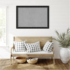 Amanti Art Black Framed Magnetic Board 28x40 Large Vision Board for use with Magnets, 100% Metal Sheet to Display Items as Office Decor or for Home Organization in mudroom, Kitchen or Kids Room