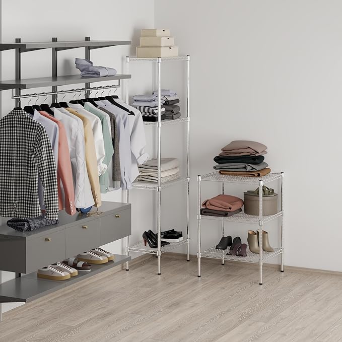 Regal Altair 21" Deep x 24" Wide x 34" Height Wire Shelving Kit | 3-Tier | NSF Commercial Storage Rack Unit