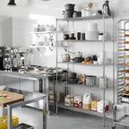 Regal Altair 18" Deep x 48" Wide x 86" Height Wire Shelving Kit | 5-Tier | NSF Commercial Storage Rack Unit