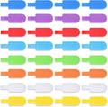 50 Pieces Cable Labels Multi Color Cord Wire Labels, Cable Tags and Wire Tags for Management and Classify for Electronics, Computers and More(Regular Style)