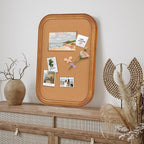 Aitakatta Cork Board for Walls, 23.6x17.7 inches Bulletin Board with Frame, Decorative Hanging Pin Board Vision Board Message Board for Office School Home Decor(4R,4560,1p)