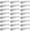 Peryiter Metal Reserved Table Signs Metal Reserved Sign Double Sided Table Stand Tents Seating Tent for Wedding Restaurant Ceremony, 5.91 x 3.15 Inch(Silver,24 Pcs)