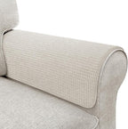 Couch Arm Covers, Sofa Arm Covers, Waterproof Armrest Cover for Sofa, Armchair, Loveseat, Non-Slip Recliner Arm Cover, Sofas Headrest Cover, Arm Chair Covers Set of 2 (Taupe, 24"×20")