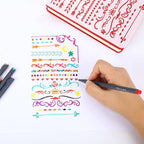 iBayam Journal Planner Pens Colored Pens, Office Supplies, Fine Point Fineliner Drawing Art Markers for Bullet Journaling Scrapbooking Notebook Writing Note Taking Calendar Stationary, 18-Color