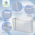 MINDEPOT Wall File Organizer,Hanging Wall Mounted File Folder Binder Holder Mail Organizer for Office,Home and School Supplies