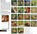 windrio 2026 Wall Calendar, Calendar 2026, July 2025 - December 2026, Wall Calendar Baby Foxes, 12" x 24" Opened,Full Page Months Thick & Sturdy Paper for Calendar Organizing & Planning