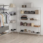 Regal Altair 18" Deep x 60" Wide x 74" Height Wire Shelving Kit | 5-Tier | NSF Commercial Storage Rack Unit