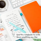 feela Notebooks Journals Bulk, Hardcover Notebook Classic Ruled Journal Set with Pen Holder for School Business Work Travel Writing, with 12 Black Pens, 120 GSM, 5.1”x8.3”, 12 Pack, A5, Solid Colors