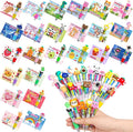 Pajean 24 Sets Valentine's Day Gifts for Classroom Exchange Cute 4-in-1 Multicolor Ballpoint Pens with Cards Valentines Party Favors School Students Prizes Bag Fillers Sweet Stationery Supplies