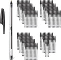Amazon Basics Ballpoint Pens, 1.0mm, Black, 144 Pack