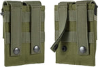 Tactical Single/Double Pistol Mag Pouch Outdoor Molle Open-Top Magazine Pouch for Glock M1911 92F