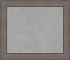 Amanti Art Grey Framed Magnetic Board 25x29 Medium Vision Board for use with Magnets, 100% Metal Sheet to Display Items as Office Decor or for Home Organization in mudroom, Kitchen or Kids Room