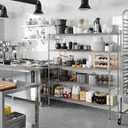 Regal Altair 18" Deep x 60" Wide x 64" Height Wire Shelving Kit | 5-Tier | NSF Commercial Storage Rack Unit