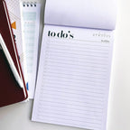To Do List Notepad A5 Size (8.3"X5.8") Daily To Do List Planner, Productivity Planner, Stylish Design, Quality Thick Paper, Hardcover, Undated, Ruled Pages, Checkboxes, Deadline Column, Date Section.