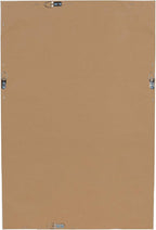 DesignOvation Beatrice Framed Linen Fabric Pinboard, 18x27, White