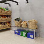 Regal Altair 18''W x 48''L x 14''H Chrome Plated Wire Dunnage Rack | Off The Floor Storage
