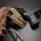Tactical Single/Double Pistol Mag Pouch Outdoor Molle Open-Top Magazine Pouch for Glock M1911 92F
