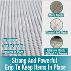 Shelf and Drawer Liner, Non-Adhesive Non Slip and Grip Durable Clean Pad Full Size 17.7 Inches x 20 Feet for Drawers, Shelves, Cabinets, Storage, Kitchen, Desks, Kitchenware, Tableware, Beige