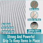 Shelf Drawer Liner Non-Adhesive Non Slip Durable for Drawers, Shelves, Cabinets, Storage, Kitchen