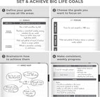 Clever Fox Dated Planner 2026-2027 – Weekly Life Planner Notebook for Time Management – Planner with Habits Tracker & To-Do List (Black)