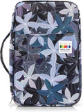 YOUSHAERS 300 Slots Pencil Case - Color Pencil Case Organizer Pen Case with Multilayer Holder for Prismacolor Colored Pencils & Gel Pen (Leaves)