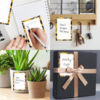 SXboxing Sticky Notes 4X6 Inches, 2 Pack Large Cute Self-Stick Pads, Bright Funny Memo Pads Easy to Stick for Home, Office Sunflower Leopard